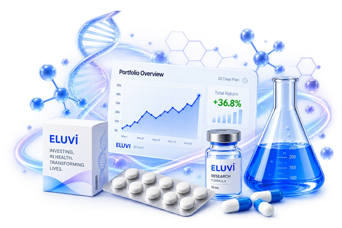 ELUVI pharmaceutical and biotechnology composition